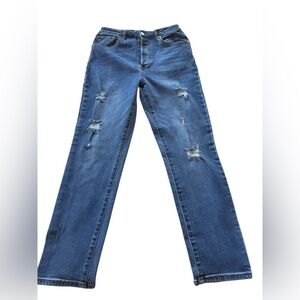 Forever 21 . Blue Straight Leg Jeans